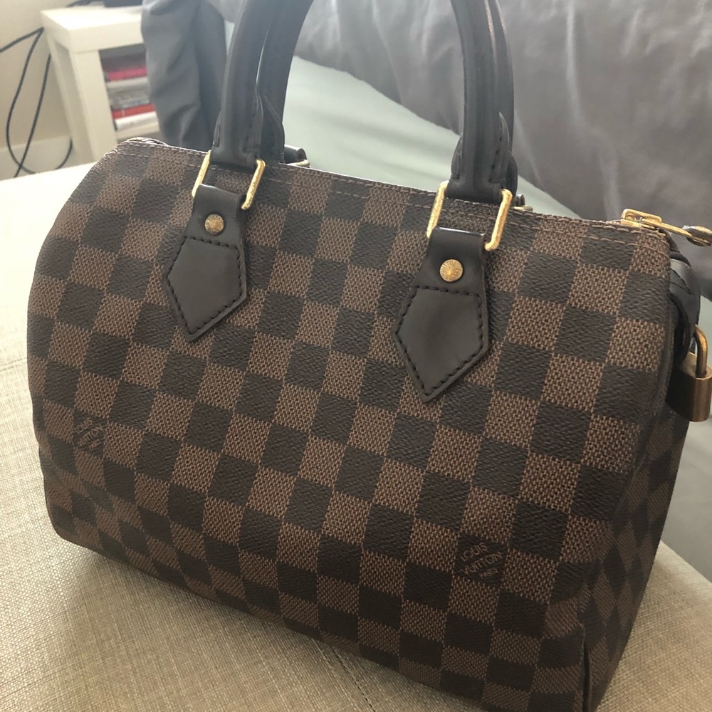Louis Vuitton Speedy 25 Damier satchel